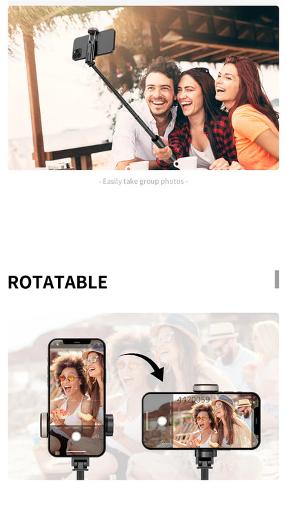 Roreta Selfie Stick Foldable Wireless Tripod