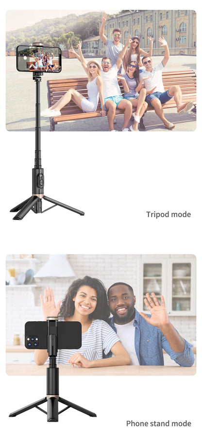 Roreta Selfie Stick Foldable Wireless Tripod