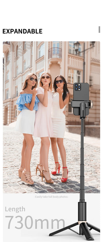 Roreta Selfie Stick Foldable Wireless Tripod