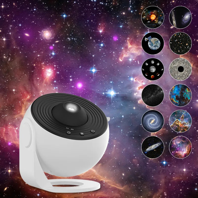 Night Light Galaxy Projector With Starry Sky