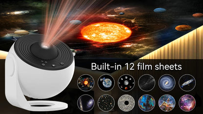 Night Light Galaxy Projector With Starry Sky