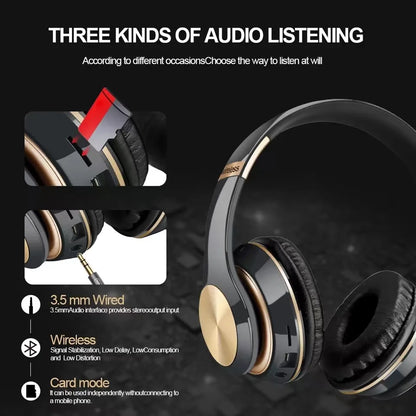 Gaming Headphones T5 Music Foldable