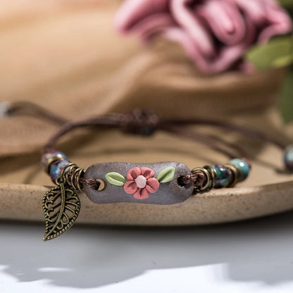 Forest Series Plant Adjustable Bracelet