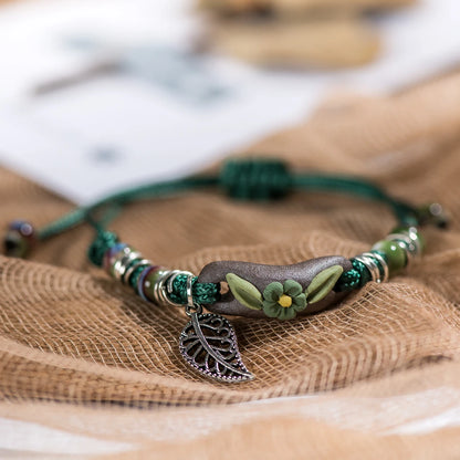 Forest Series Plant Adjustable Bracelet