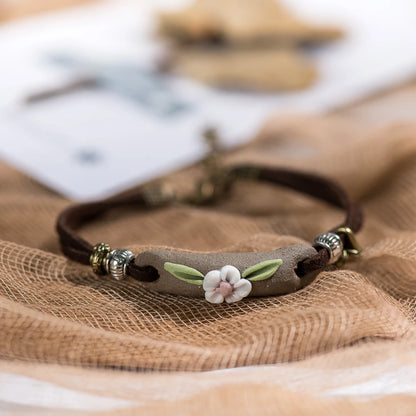 Forest Series Plant Adjustable Bracelet