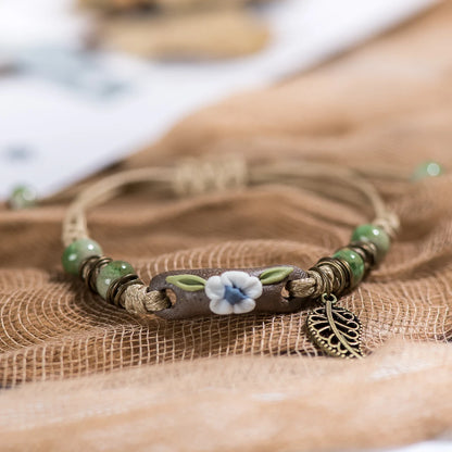 Forest Series Plant Adjustable Bracelet