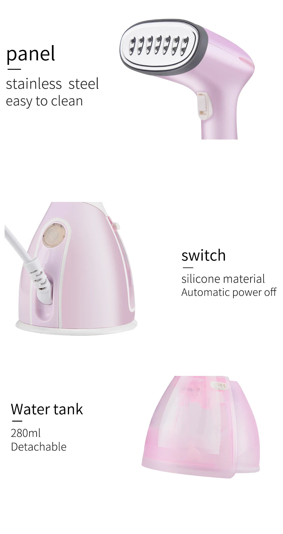 Handheld Garment Steamer 1500W Electric