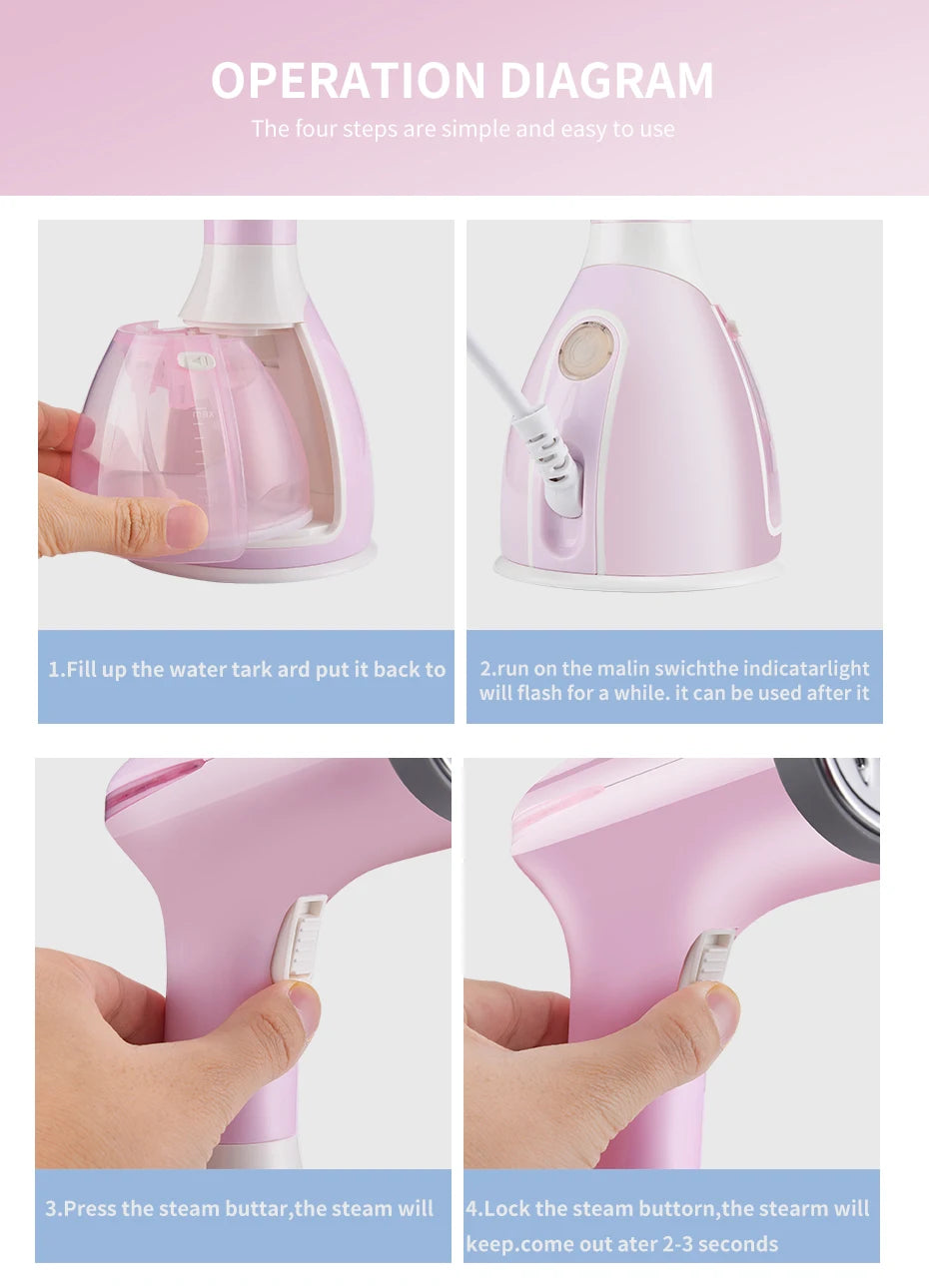 Handheld Garment Steamer 1500W Electric