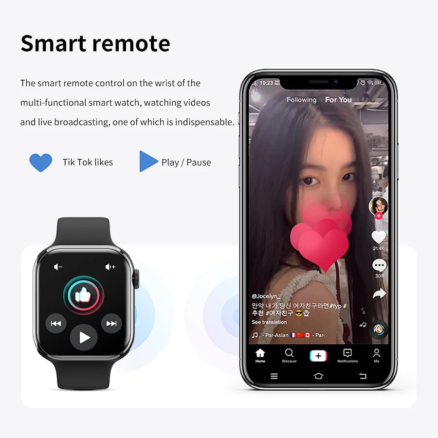 Nuovo Smart Watch con Frequenza Cardiaca