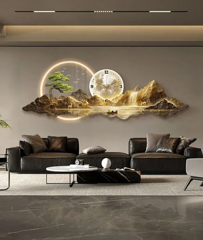 Design Luxury Wall Clocks For Living Rooms