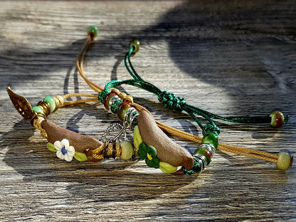 Forest Series Plant Adjustable Bracelet