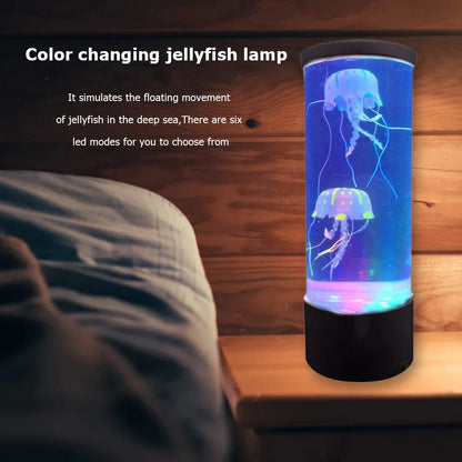 Color Changing Jelly Fish Lamp With Usb