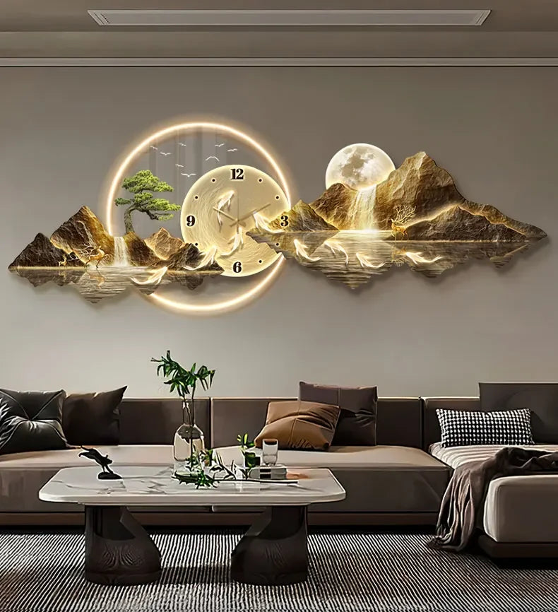 Design Luxury Wall Clocks For Living Rooms