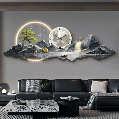 Design Luxury Wall Clocks For Living Rooms