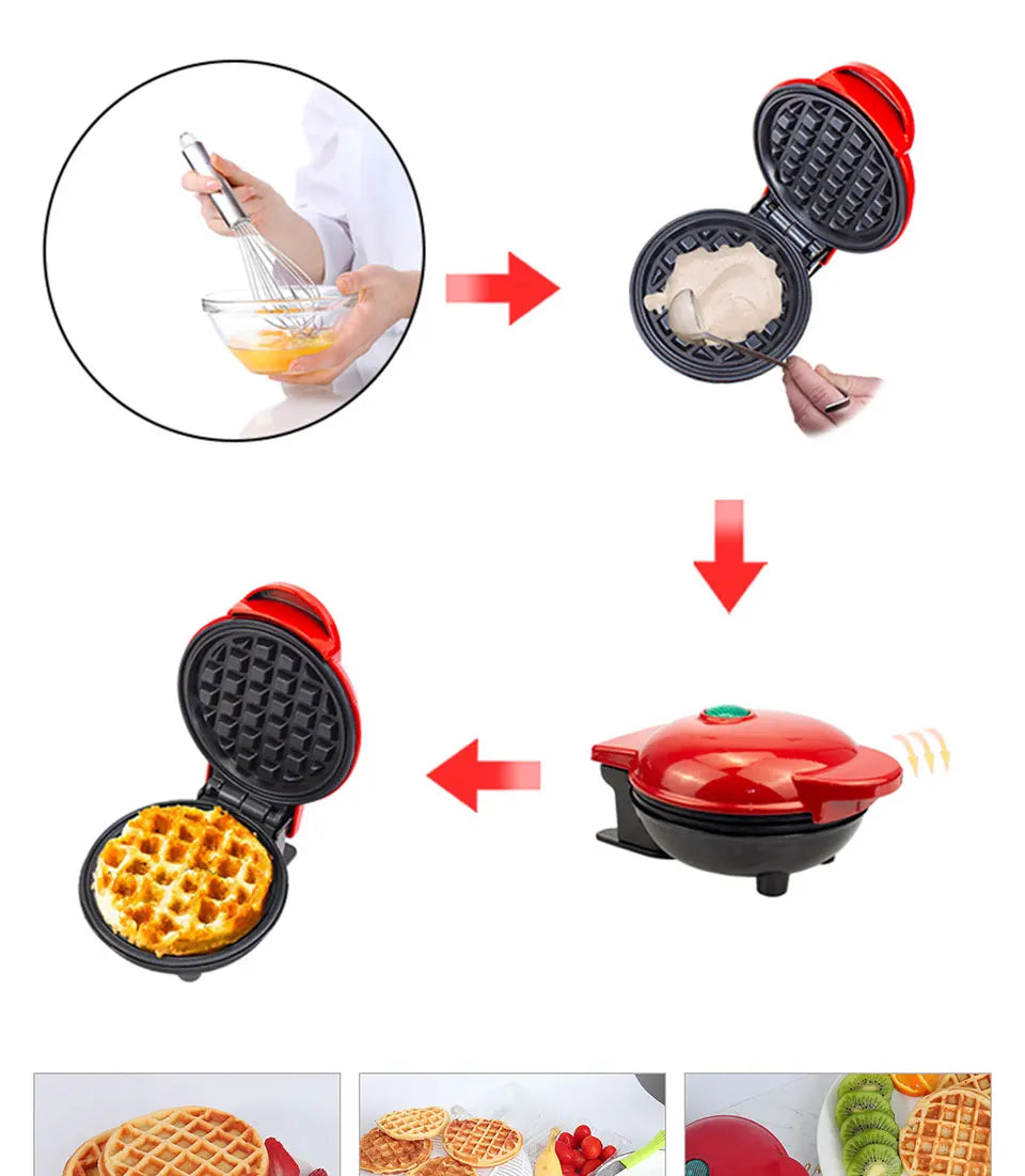 Electric Mini Waffles Maker Machine