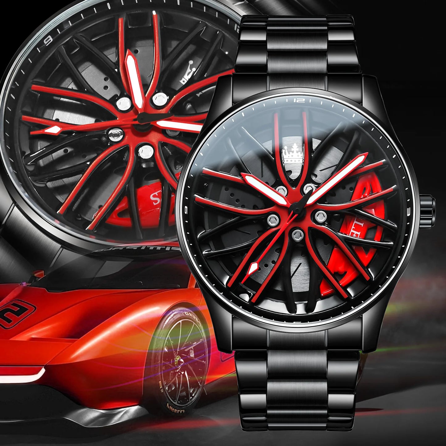 Sport Car Rim Watch