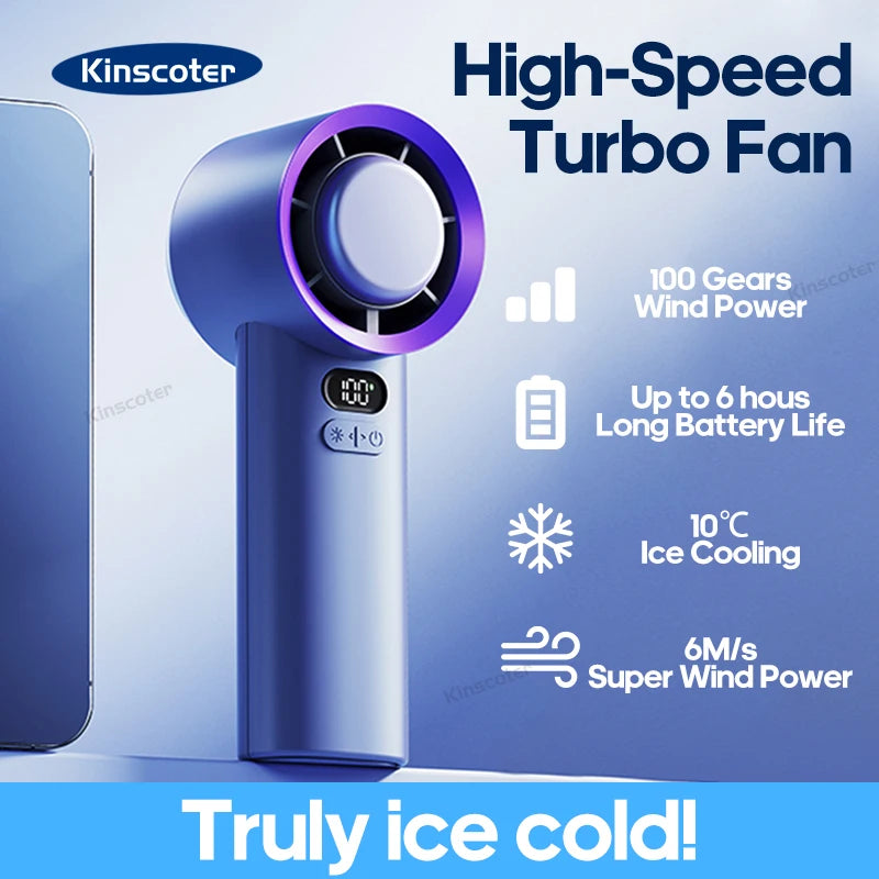 Electric Handheld Fan Wireless Portable