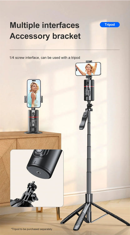 Stabilizer Smart Facial Tracking Selfie Stick