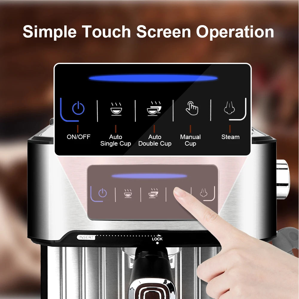 LCD Touch Espresso Coffee Machine