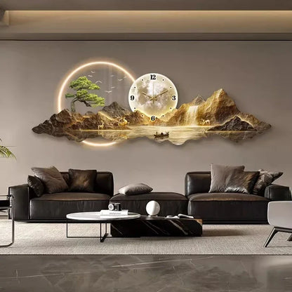 Design Luxury Wall Clocks For Living Rooms