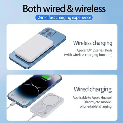 3 In 1 Magnetic Wireless & Power Bank