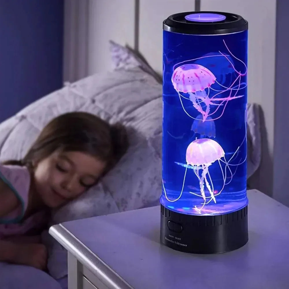 Color Changing Jelly Fish Lamp With Usb