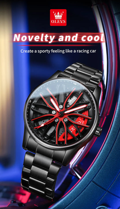 Sport Car Rim Watch