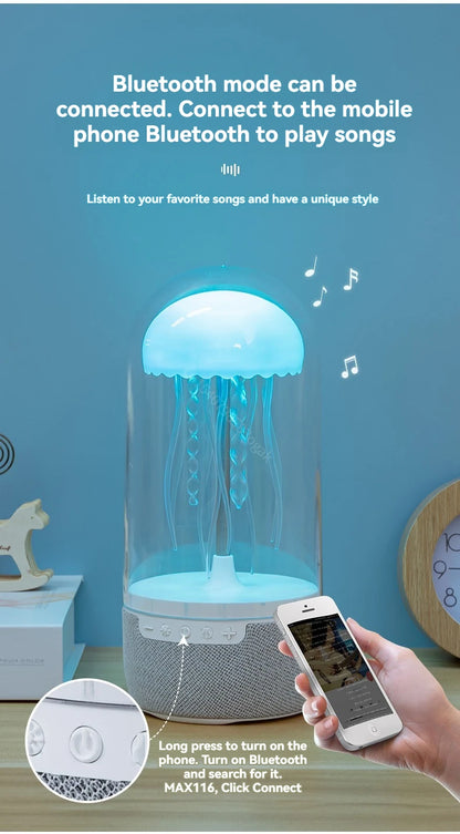 Colorful Jelly Fish With Bluetooth Speaker