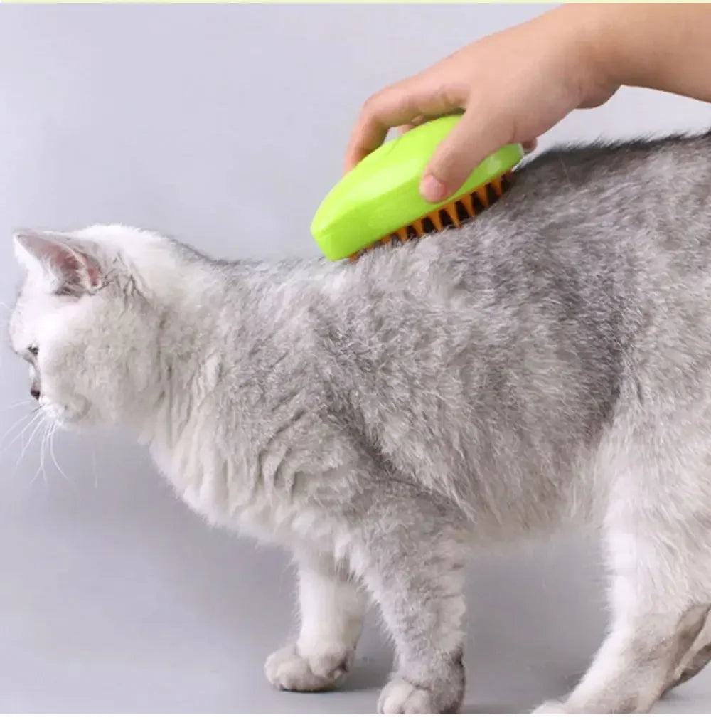 Cat Steam Brush Electric With Spray Water