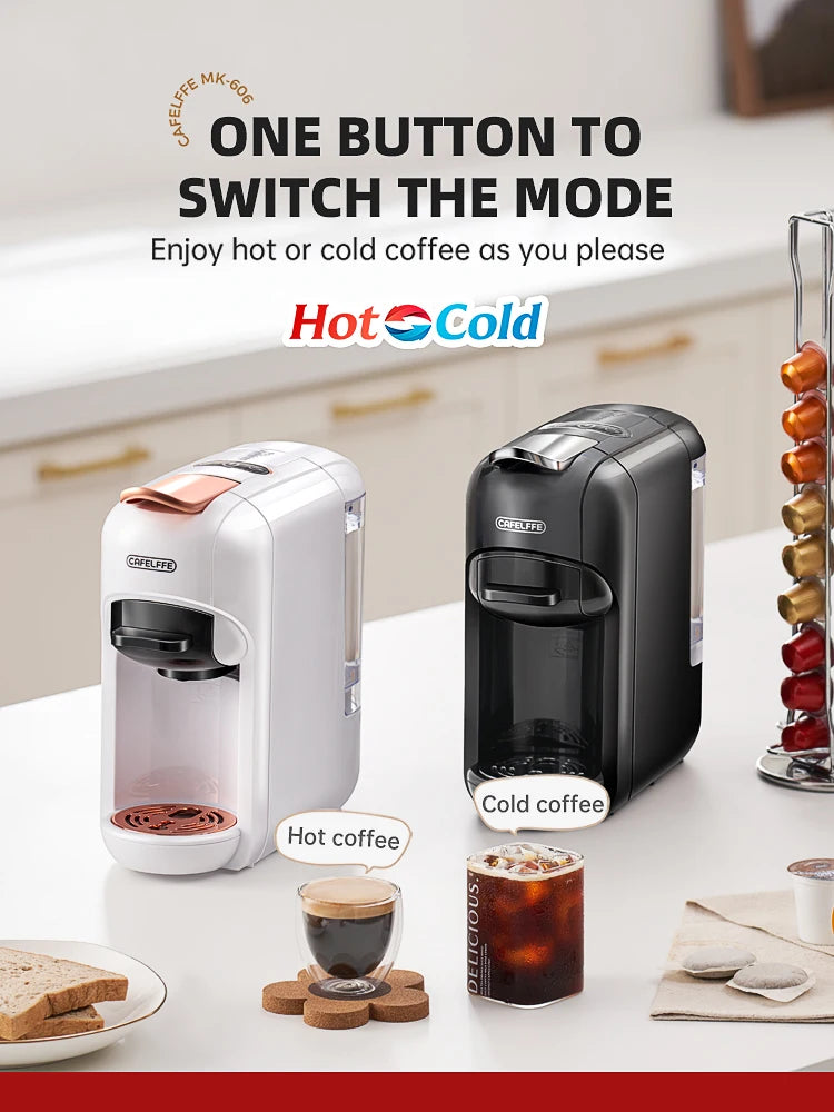 5 In 1 Capsule Coffee Machine Hot & Cold