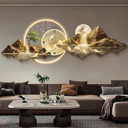 Design Luxury Wall Clocks For Living Rooms