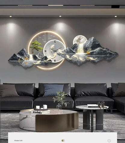 Design Luxury Wall Clocks For Living Rooms