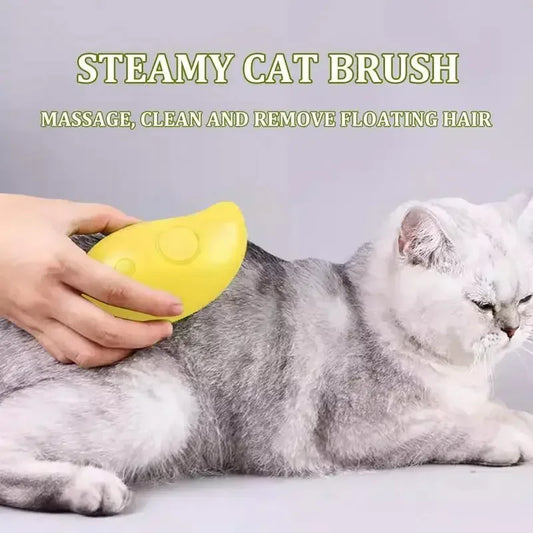 Cat Steam Brush Electric With Spray Water