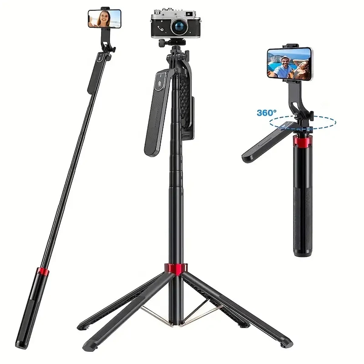 Portable Camera Tripod With Remote Control