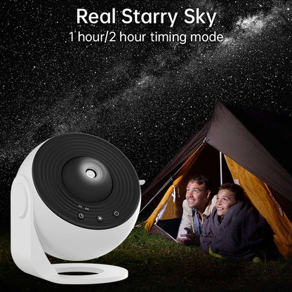 Night Light Galaxy Projector With Starry Sky