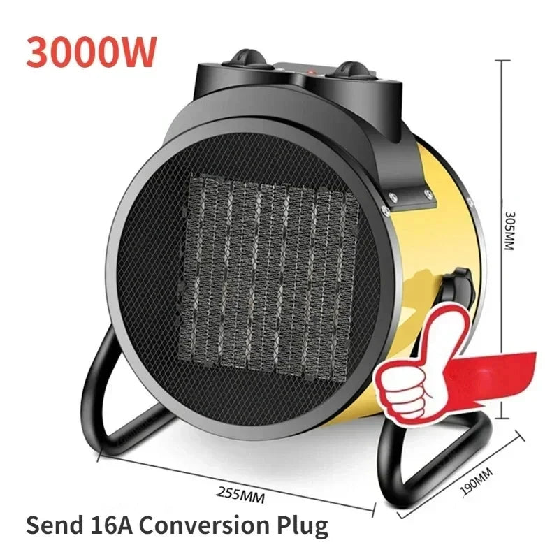 Electric Heater 3000W With Thermostat