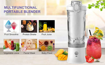 Portable Blender 600ML Electric Juicer