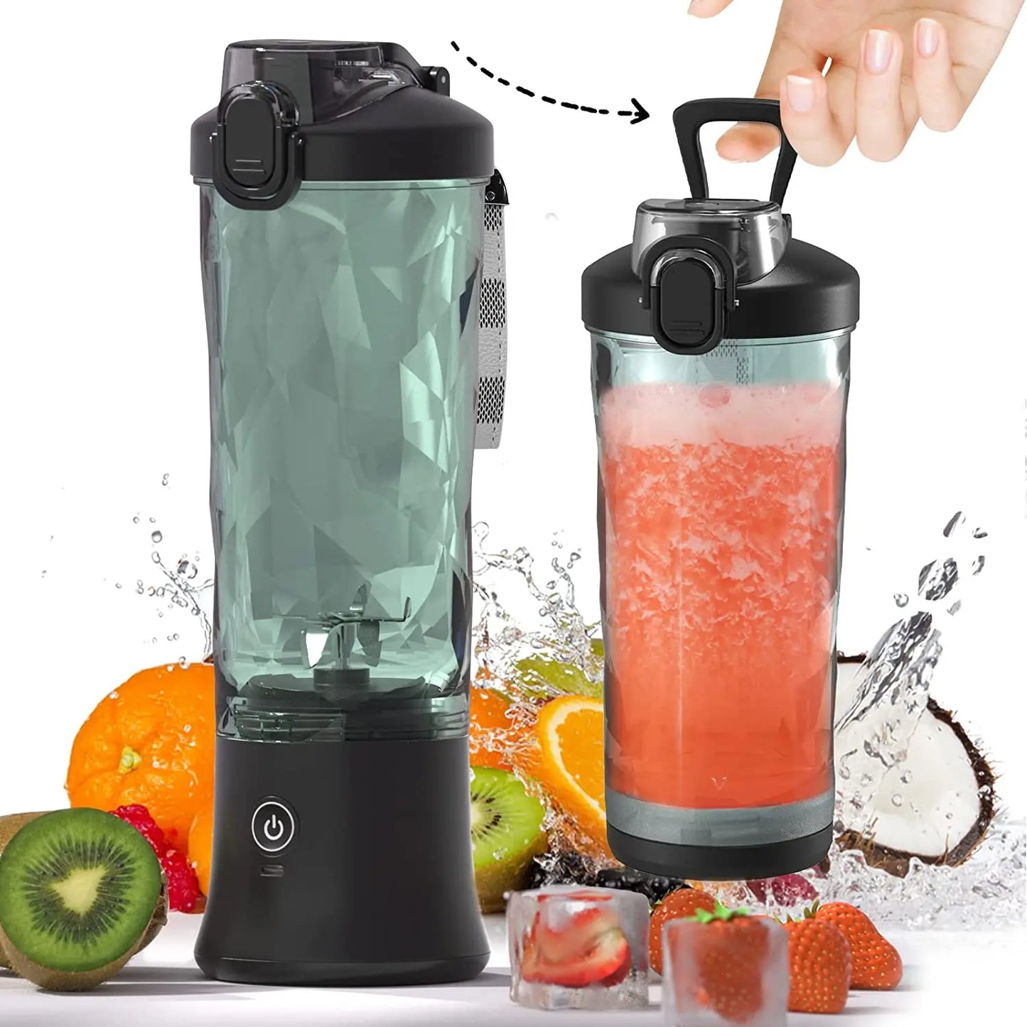 Portable Blender 600ML Electric Juicer