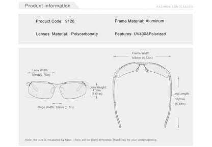 Aluminum Sunglasses With Mirror Lens