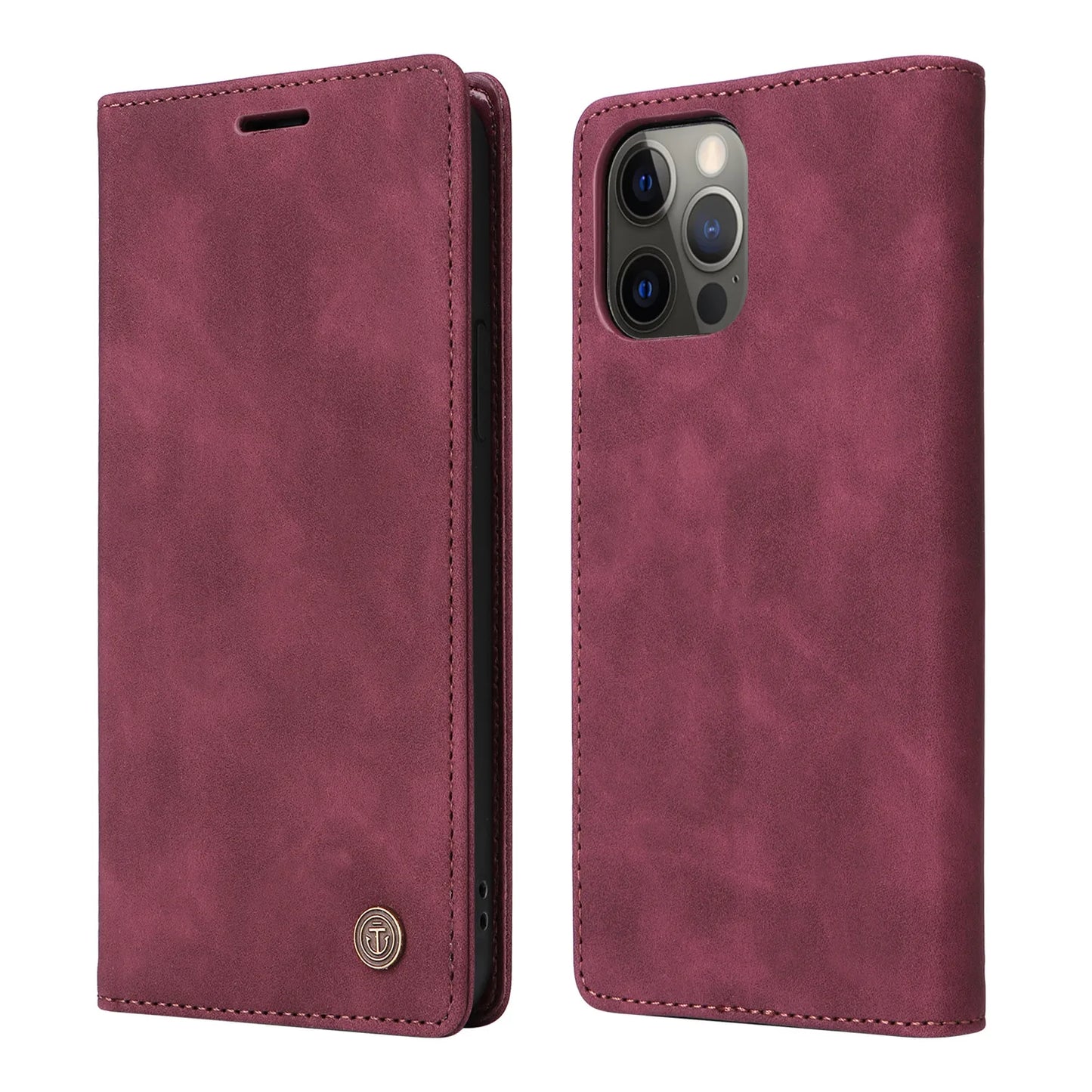 Leather Flip Phone Case For Samsung