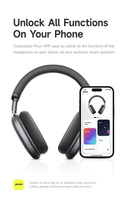 Picun F8 Pro ANC Wireless Headphones