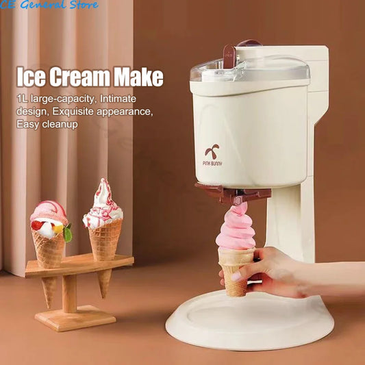 1L Electric Ice Cream Machine Maker