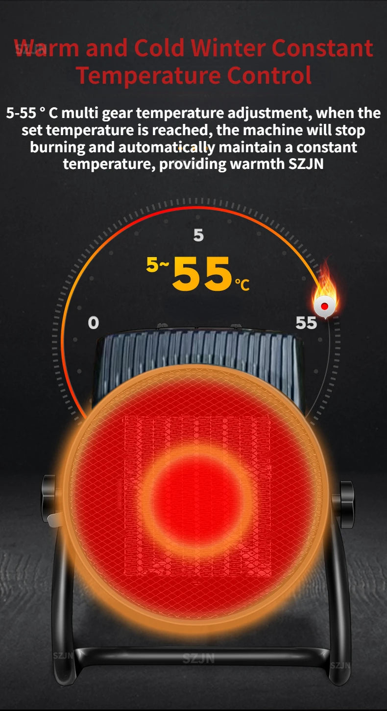 Electric Heater 3000W With Thermostat