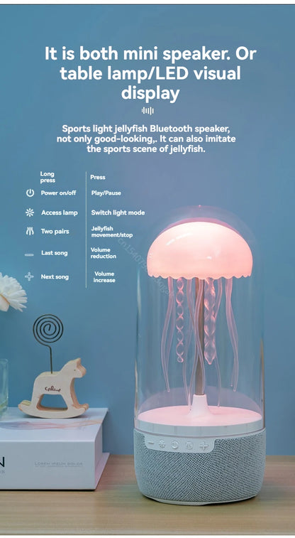 Colorful Jelly Fish With Bluetooth Speaker