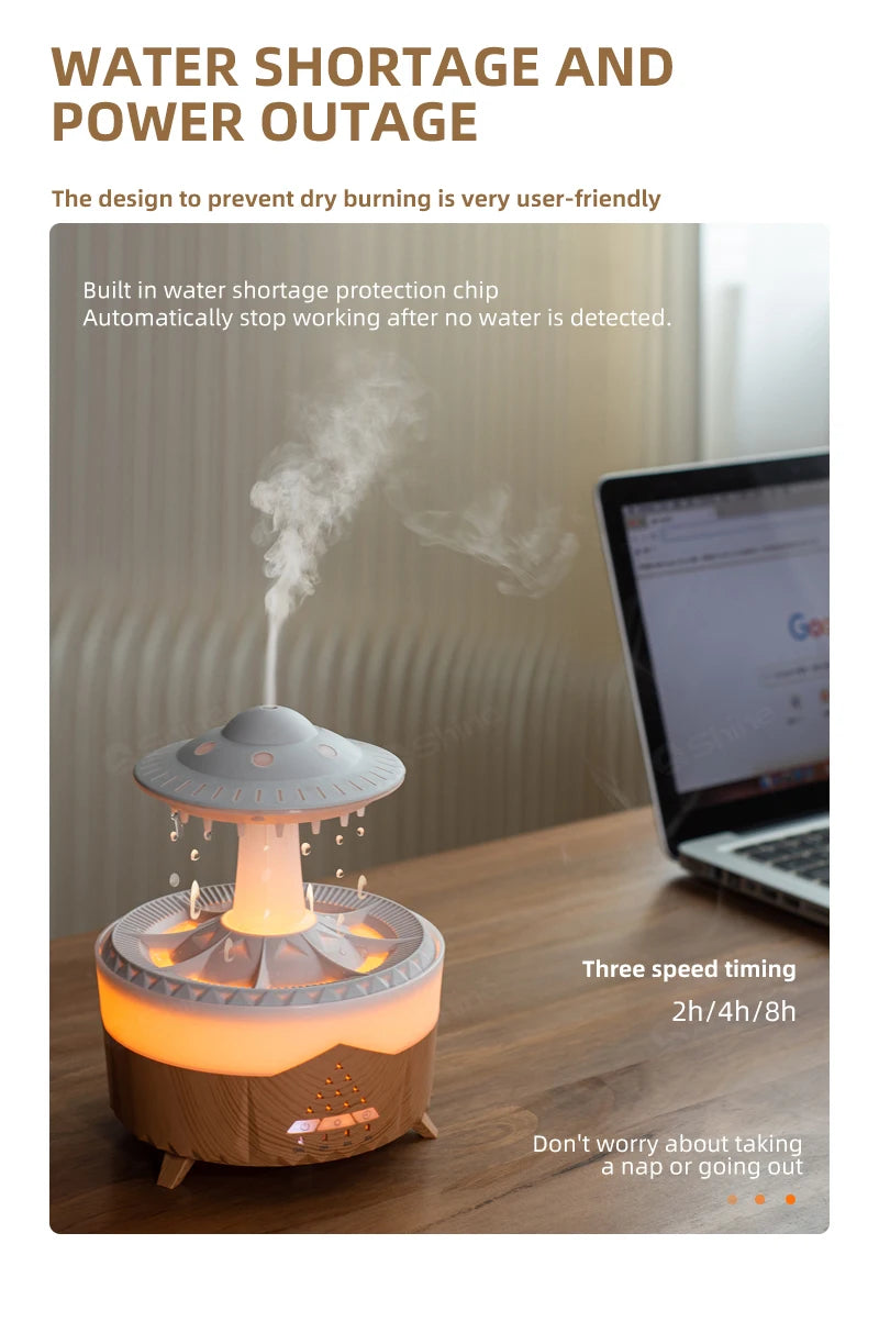 Rain Cloud Humidifier Water Drip