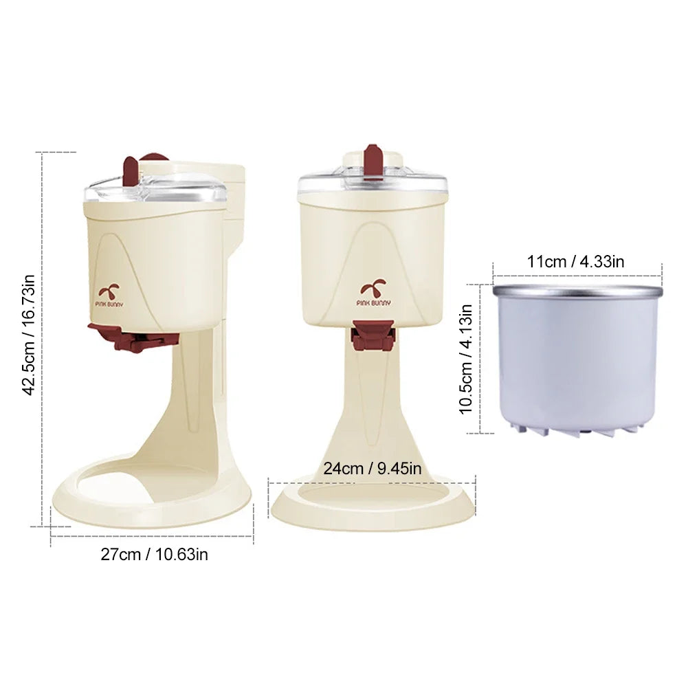 1L Electric Ice Cream Machine Maker