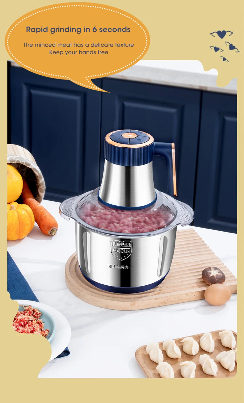 5L Electric Meat Grinders & Food Crusher