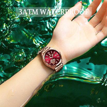 Women Watches With Fashion Rose Gold