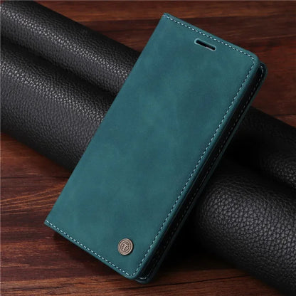 Leather Flip Phone Case For Samsung