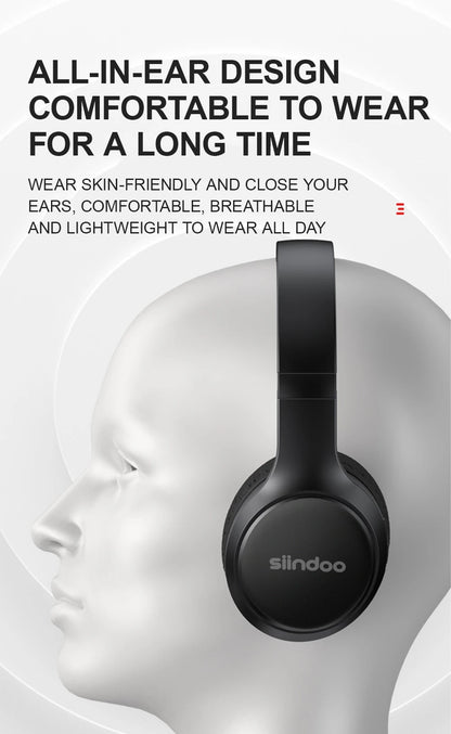 Siindoo Wireless Bluetooth Headphones